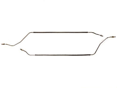 Rear Axle Brake Lines - Fits 68-72 Chevelle/Malibu/El Camino - Galfan Coated Steel - The Stop Shop