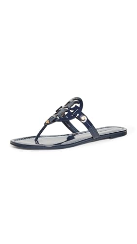 Tory Burch Women's Miller Sandals, Perfect Navy, Blue, 7.5 Medium US