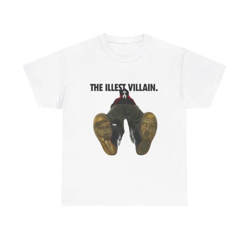 The Illest Villain T-Shirt, Rap Tee, MF Doom Vintage Shirt White