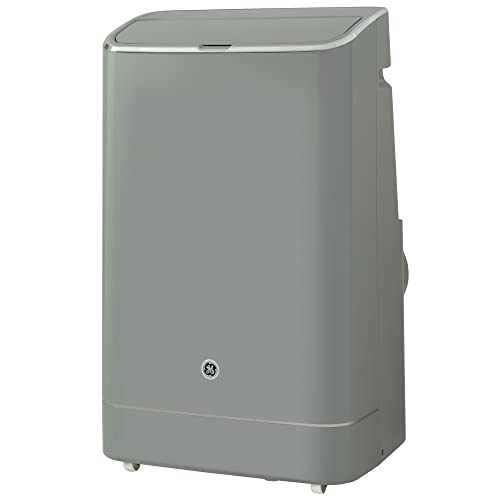 GE 10,500 BTU Smart Portable Air Conditioner for Medium Rooms up to 450 sq ft, Gray