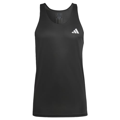 adidas Men's Own The Run Singlet, Black, XX-Large