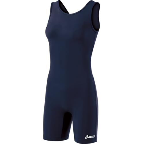 ASICS Women's Solid Modified Singlet, Navy, Large