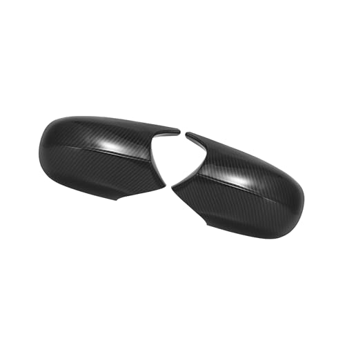 Hihaha Pair Exterior Rear View Mirror Housing Door Wing Mirror Cover Cap Carbon Fiber Pattern M3 Style for BMW 3 Series E90 E91 E92 E93 Facelifted 08-11 Durable Material
