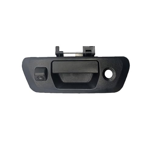 CCD Car Rear View Reverse Backup Camera Tailgate Handle Rear View Camera Compatible For Nissan Navara D23 NP300 2015 2016 2017 2018(Black track camera)