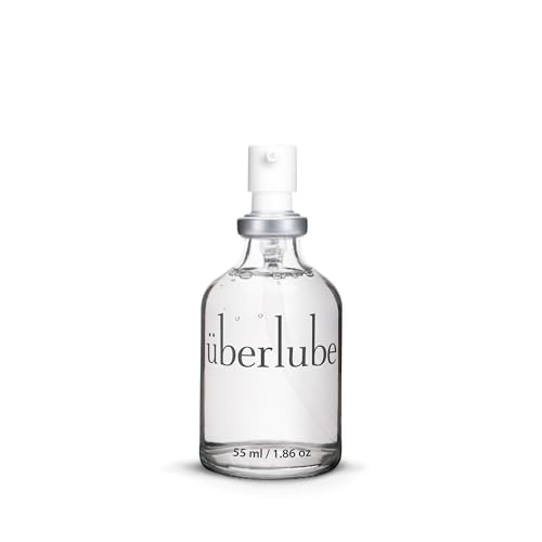 Uberlube Silicone Base Lube - Unscented Silicone Lubricant Personal Lubrication : Latex Safe Privacy Sex Lube Liquid for Couples Women & Men - Flavorless, Vaginal & Anal - 55mL