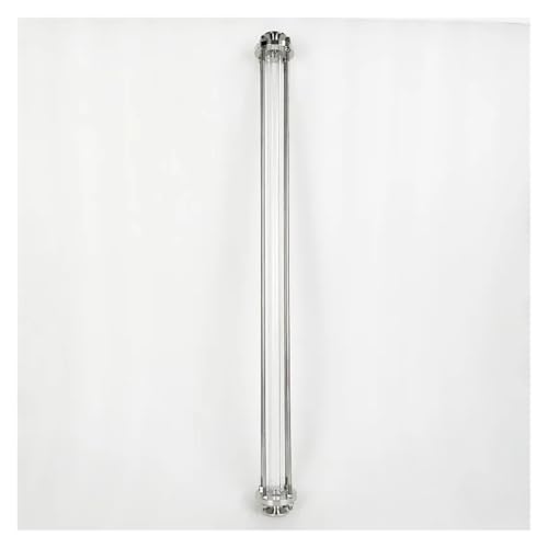 Boartechs Tri Clamp in-Line Sight Glass Long Type 3/4" 19mm Flange Tri-clamp Flow Sight Glass Diopter Height 900mm,Sanitary Tower,SS304(6-inch)
