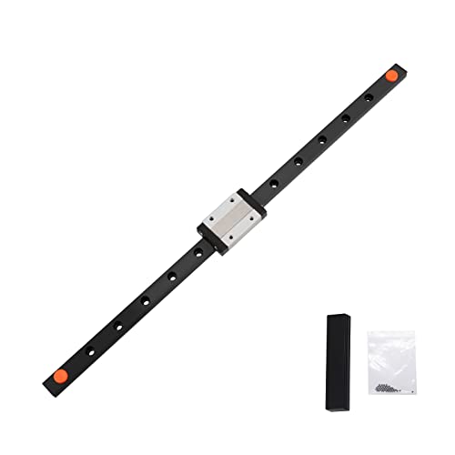 MGN12H 300mm Linear Rail 11.81'' with MGN12H Steel Carriage Block for DIY 3D Printer and Machines