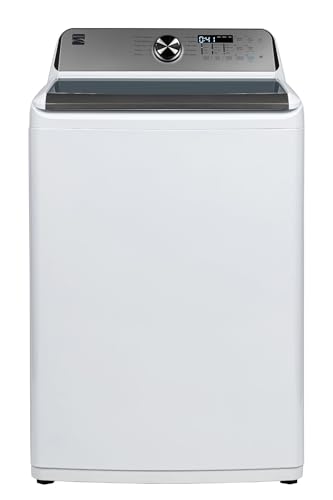 Kenmore 4.5 cu. ft. Top Load Washer with Triple Action Impeller for Tough Dirt & Stains-Reduce Laundry Time with Accela and Express Wash-LED, White