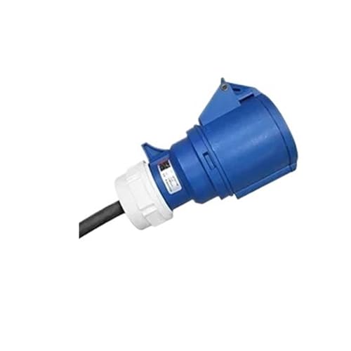 EV Charger CEE Female Socket 3Pins Plug Adapter Waterproof Connection WallMount Socket 32A 7KW Portable Charger(EU Plug)