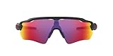 Oakley Men's OO9208 Radar EV Path Rectangular Sunglasses, Matte Black/Prizm Road, 38 mm