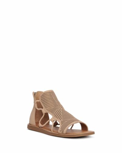 Lucky Brand Women's Bartega Gladiator Sandal Flat, Dusty Sand, 11