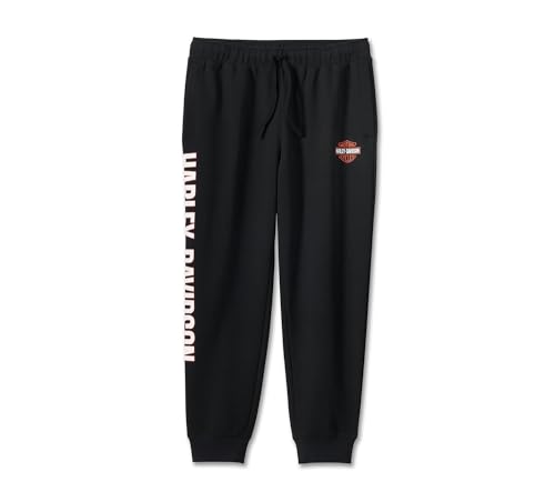 Harley-Davidson Men's Sweatpant2-24VM (US, Alpha, XX-Large, Regular, Regular, Black)