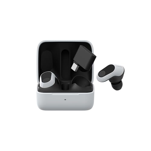 Sony INZONE Buds Wireless Gaming Earbuds, Perfect for PlayStation® 5, for PC/PS5/Switch/Mobile, 48Hr Battery with Case, Noise Canceling, 360 Spatial Sound, 2.4GHz USB-C Dongle, WF-G700N White