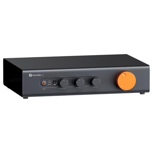 Fosi Audio ZP3 Balanced Preamp for Home Audio, 2 RCA and 1 XLR Inputs, RCA/XLR Outputs and Sub-Out, Pre Amp for 2 Channel Stereo and 2.1 Setup, Pre Amplifier with HPF High Pass Filter and Tone Control