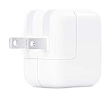 Apple 12W USB Power Adapter - iPad and iPhone Charger, Type A Wall Charger