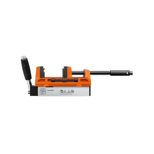 Fein VersaMag Magnetic Vise Set with an Innovative Two-Rotor System for Secure Clamping - 1-9/16" Jaw Height, 4-1/4" Clamping Range, 1,754 lbs Holding Force - 90701004020