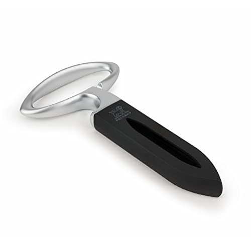 Peugeot - Mathus Corkscrew - Two-Prong Bottle Opener For Old-Style Corks, Black, 4.5 Inches