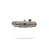 STAR WARS Micro Galaxy Squadron Assault Class Millennium Falcon - 7-Inch Vehicle with 1-Inch Han Solo, Chewbacca, Princess Leia and OBI-Wan Kenobi Micro Figures, Multicolor