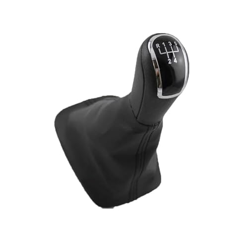CLQZORE 5 Speed Gear Shift Knob Lever with Boot Cover Car Accessories Fit for Skoda Fabia MK1 2000 2001 2002 2003 2004 2005 2006 2007 2008