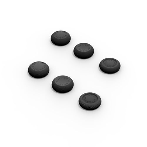 Savage Raven by Skull & Co.Thumb Grips Joystick Cap Analog Stick Cover for Nintendo Switch 2 Joy-Con - Black, 3 Pairs (6pcs)