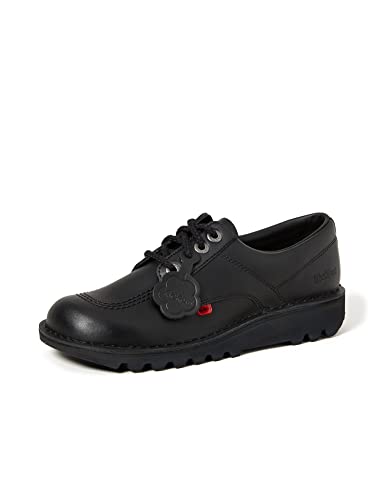 Kickers Men's Kick Lo Core Black Lace-up Shoes, 12