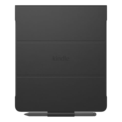 Introducing All-New Plant-Based Leather Folio Cover with Magnetic Attach, Designed with Sustainability in Mind for New Amazon Kindle Scribe