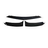 ABS 3/Pcs Car Front Bumper Lip Compatible For Seat Leon Mk3 Cupra/FR 2012 2013 2014 2015 2016 Glossy Black Spoiler Body Kit(Glossy Black)