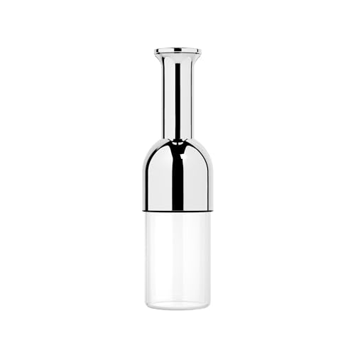 eto wine decanter in stainless: mirror finish