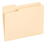 Pendaflex File Folders, Letter Size, 8-1/2" x 11", Classic Manila, 1/3-Cut Tabs in Left, Right, Center Positions, 100 Per Box (65213)