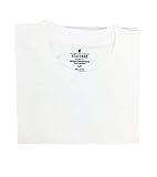 Stafford Men’s Tall/Extra Tall 100% Heavy Weight Cotton Crew Neck Undershirt, White, Short Sleeve, 4 Pack (Extra Large Tall (XLT))