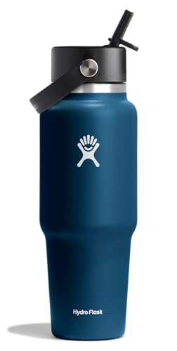 Hydro Flask 32 Oz Wide Flex Straw Travel Bottle Indigo