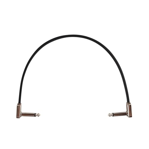 Ernie Ball Flat Ribbon Patch Cable, 12in, Black (P06227)