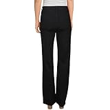 NYDJ womens Marilyn Straight in Black pants, Black, 2 US