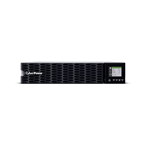 CyberPower OL6KRTHD Smart App Online Sinewave UPS System, Double Conversion, 6000VA/6000W, Double Conversion, 4 Outlets, 2U Rack/Tower, RMCARD205 Pre-Installed