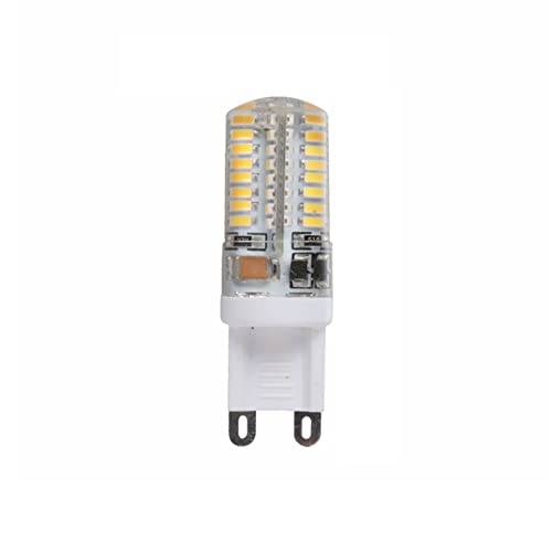 LJFLI 10pcs G9 LED 3W 4W 5W 6W 220V-240V LED G9 Lamp Led Bulb SMD 2835 3014 LED G9 Light Replace 30W/60W Halogen Lamp Light,A,Cold White