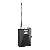 Shure QLXD1 Bodypack Transmitter - for use with QLX-D Digital Wireless Microphone Systems, Receiver Sold Separately | G50 Band (QLXD1=-G50)