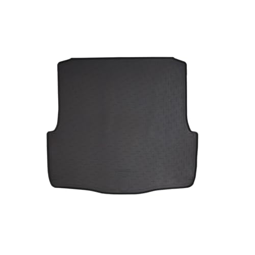 Travall Trunk Liner for Skoda Octavia [Estate] 2004-2013 Premium Tailored Fit Car Floor Mat Waterproof Cargo Mat Black Rubber Guard Dog Friendly All Weather Trunk Protector Custom Fit Accessory