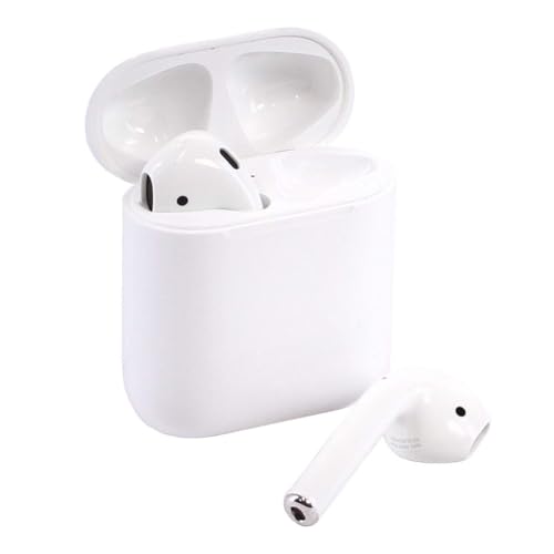Apple MMEF2AM/A AirPods Wireless Bluetooth Headset for iPhones with iOS 10 or Later White - (Renewed)