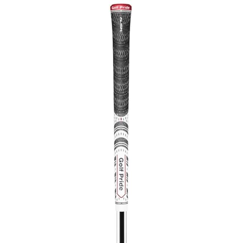 Golf Pride MCC ALIGN Golf Club Grip - All-Weather Hybrid Grip with Raised Ridge Technology for Men & Women - Brushed Cotton Cord & Pebbled Texture - Midsize