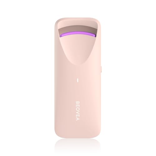 Heated Eyelash Curler - Electric Eyelash Curler with Heat Sensitive Silicone Pad, Type-C Rechargeable Mini Lash Curler, 8s Fast Heating 24hrs Long Lasting Lash Lift to Style Natural Eyelashes