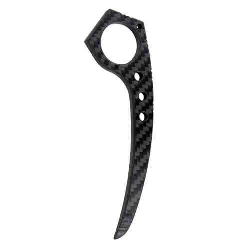 Carbon Fiber Claw Knife, Tactical EDC Tool, Pocket Fixed Blade, Combat Trainer Tool, No Cutting Edge, for Practice Training and Play, Gifts for Men Women (Carbon Fiber 3K)