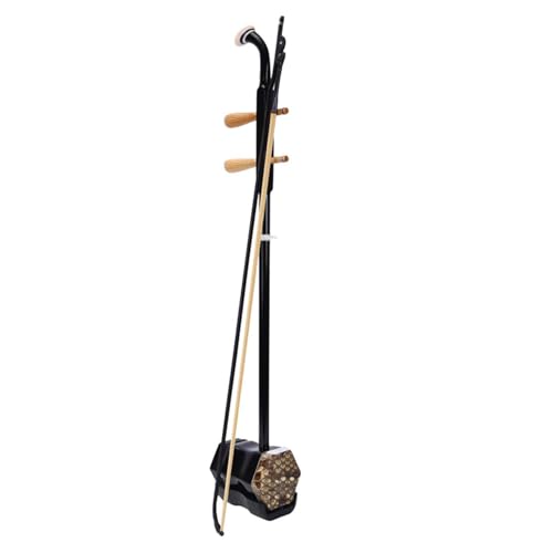 Chinese Erhu Instrument For Beginner Entry Level,Erhu Chinese 2-string Violin Fiddle Musical Instrument 32 inches (White axis)