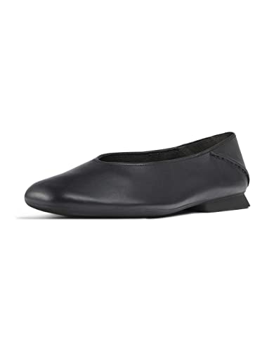 Camper Women's Ballerina Flat, Black 015, 8.5