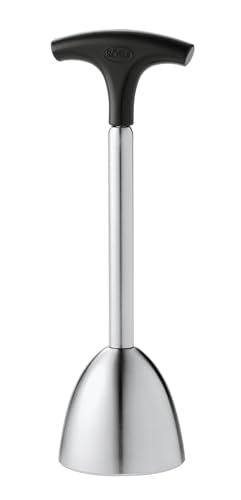 Rösle 12827 Stainless Steel Egg Topper with Silicone Handle Egg Cracker 5.6 in