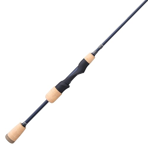 Pflueger 5'6" President XT Spinning Rod, Ultra Light Power, 2-Piece Graphite Rod, Light and Sensitive Fishing Rod Ideal for Bass, Walleye, Panfish, Trout and Steelhead