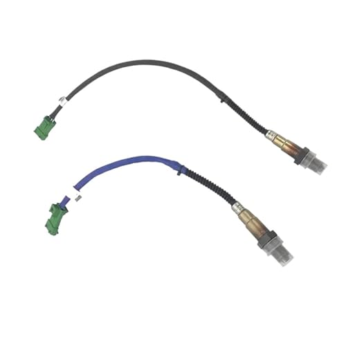 Front & Rear Oxygen O2 Lambda Sensor - Compatible With Geely Emgrand EC7/EC7RV/RS 2010-2016, OE Direct Fit Replacement Upstream/Downstream(F1 R1)