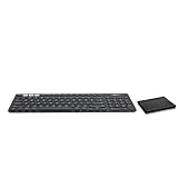 Logitech K780 Multi-Device Wireless Keyboard for Computer, Phone, and Tablet – Bluetooth and USB Receiver, Silent Typing, Easy-Switch Button Cradle, Windows, Mac, iOS, Android, W/Cleaning Cloth