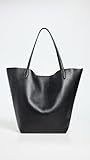 Madewell Women's Oversized Soft Grain Shopper Tote, True Black, One Size