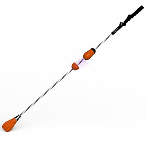 Golf Swing Trainer, Adjustable Golf Training Aid with 5 Resistance Levels, Ergonomic Golf Grip, Realistic Swing Sound – Perfect for Improving Swing Accuracy, Muscle Strength, Swing Power for All Ages