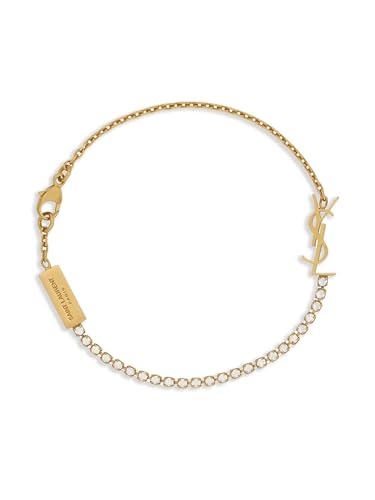 SLYSZMC 18K Gold Plated Diamond Alphabet Bracelet for Women – Personalized Initial Bracelet, Luxury Fine Jewelry Gift